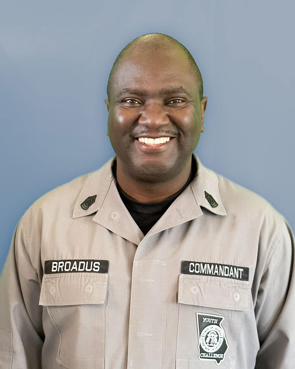 CSM Alfred Broadus, commandant